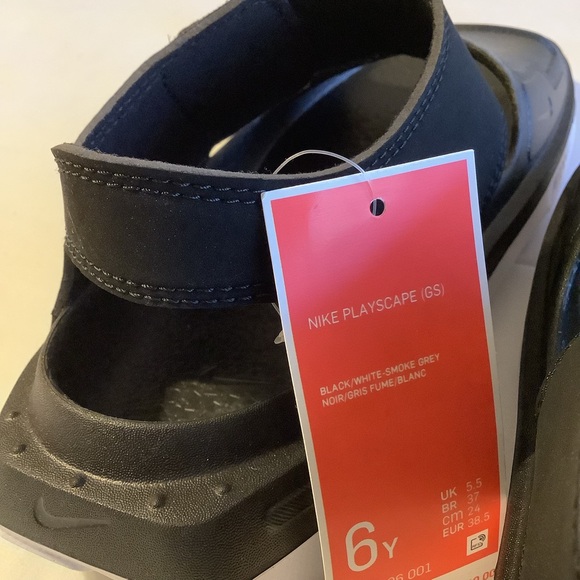 Black Sandals with Velcro Strap - Picture 9 of 11